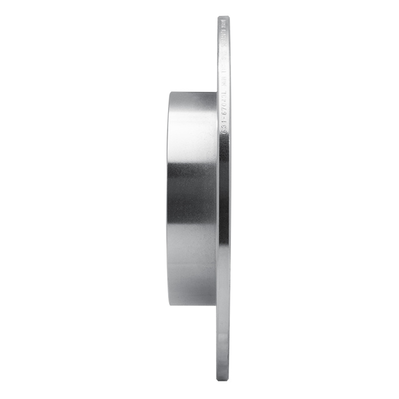 Infiniti I30 Brake Rotor (1) - Rear Left - R1 Concepts - Drilled & Slotted - Silver - `94-`04